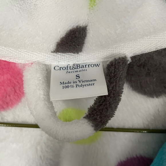 Croft & Barrow Polka Dot Robe. Women’s S. - Picture 3 of 9